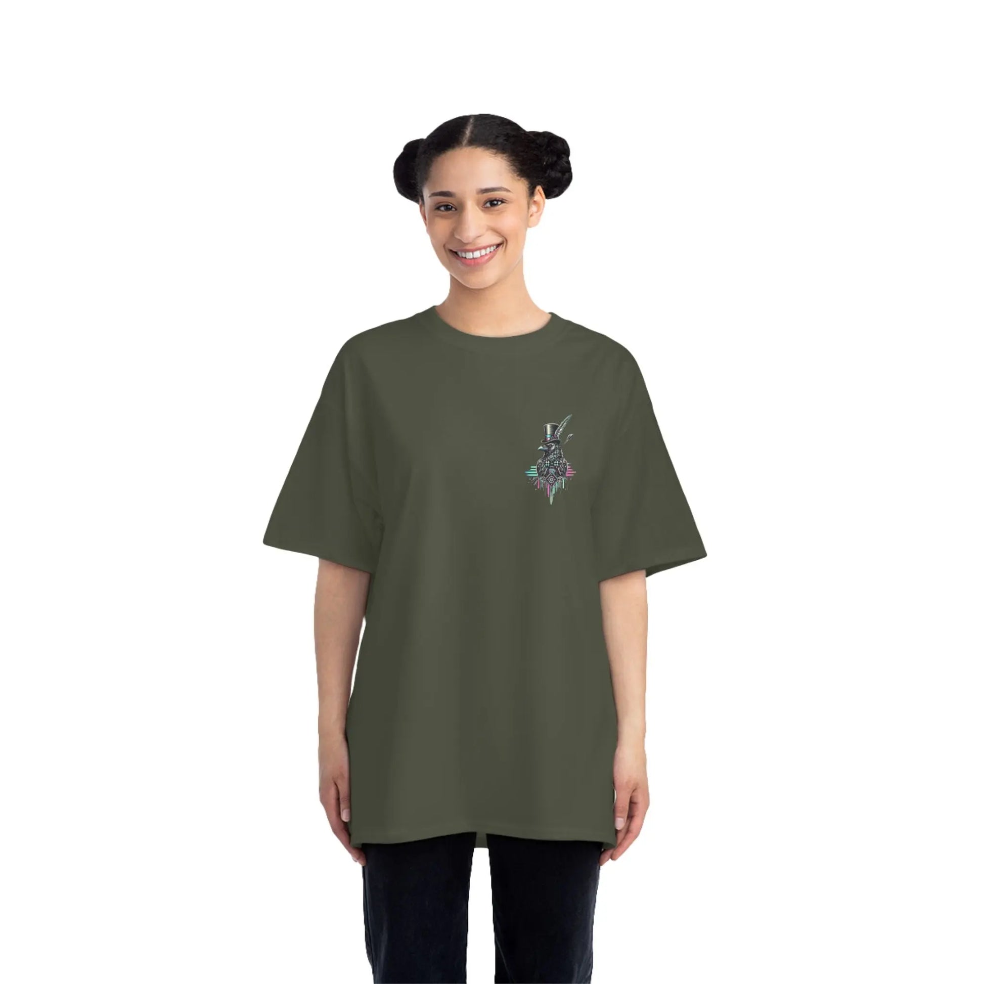 Crow and Hat PinkNBlue T-Shirt (Unisex) Westminster Vault