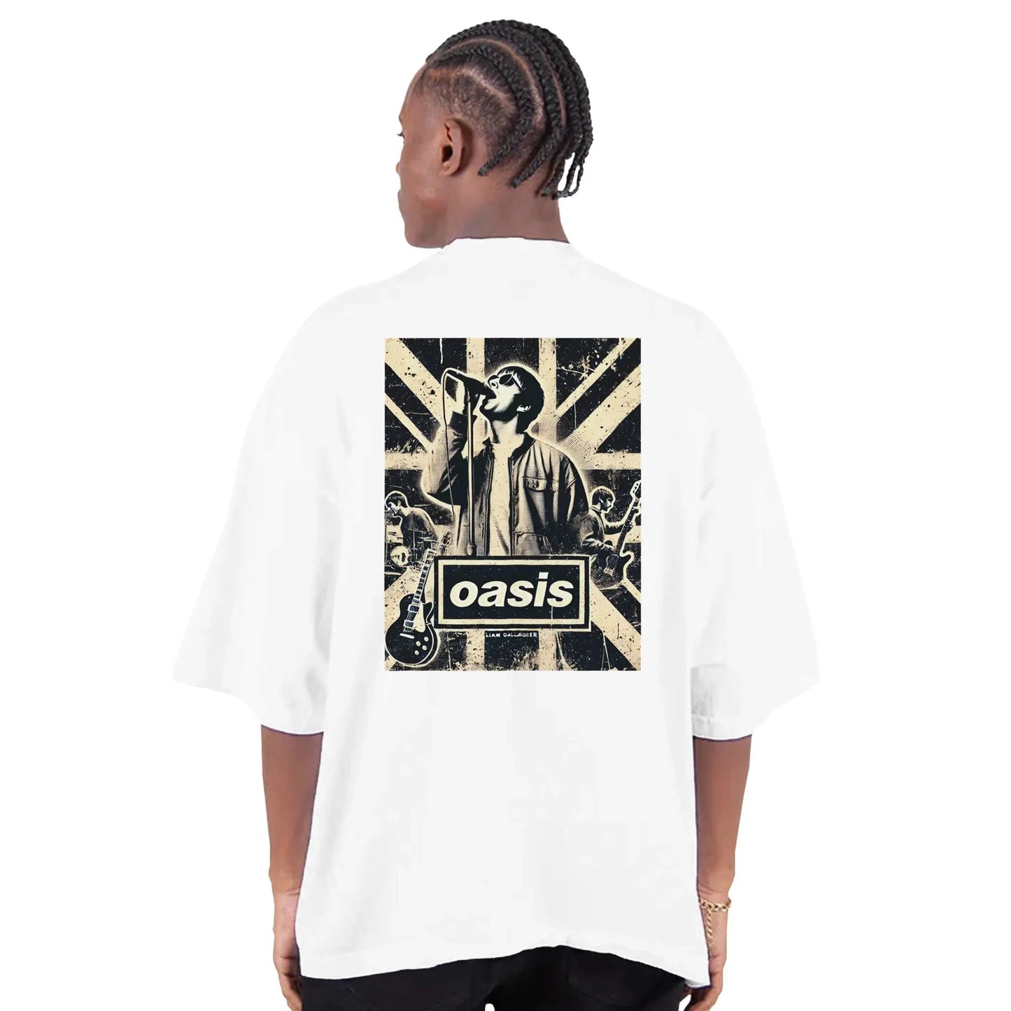 Oasis Style Oversized Drop-Shoulder T-shirt (Men's) Westminster Vault