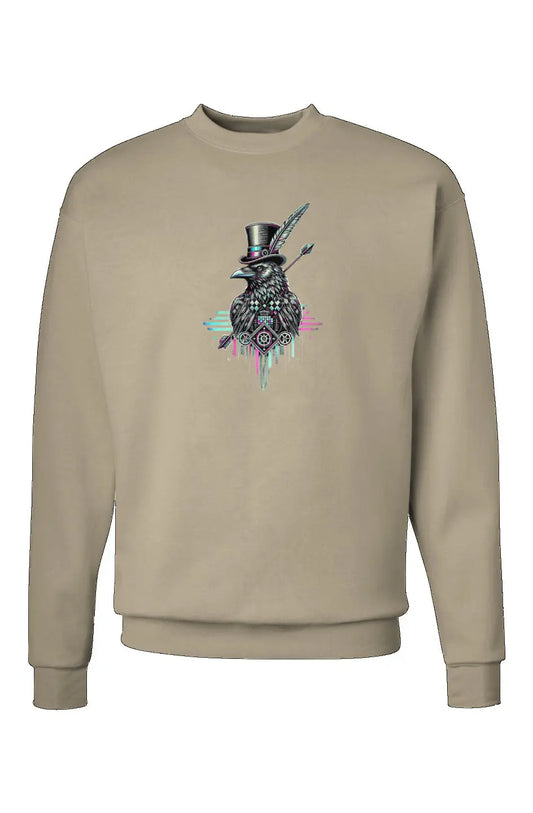 Crow and Hat Centre Pink&Blue Crewneck Sweatshirt (Unisex) Westminster Vault