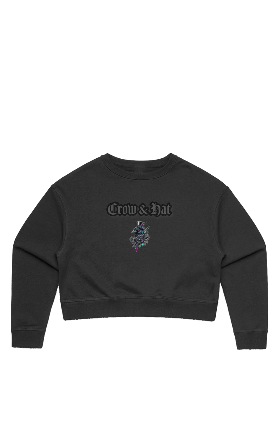 Crow and Hat Cropped Tight Sweatshirt (Women's) Westminster Vault