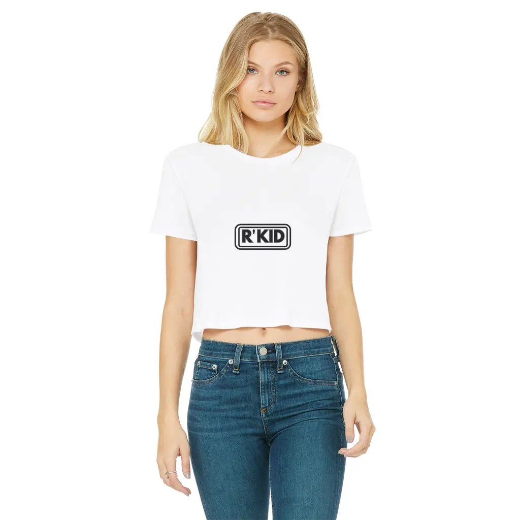 R,Kid Oasis Style Cropped High Print T-Shirt (Women's) Westminster Vault