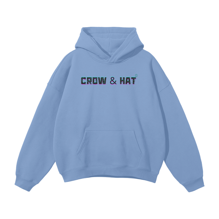 Crow and Hat Streetwear Oversized Solid Hoodie Westminster Vault