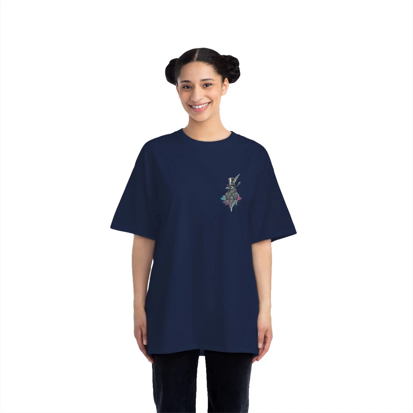 Crow and Hat PinkNBlue T-Shirt (Unisex) Westminster Vault