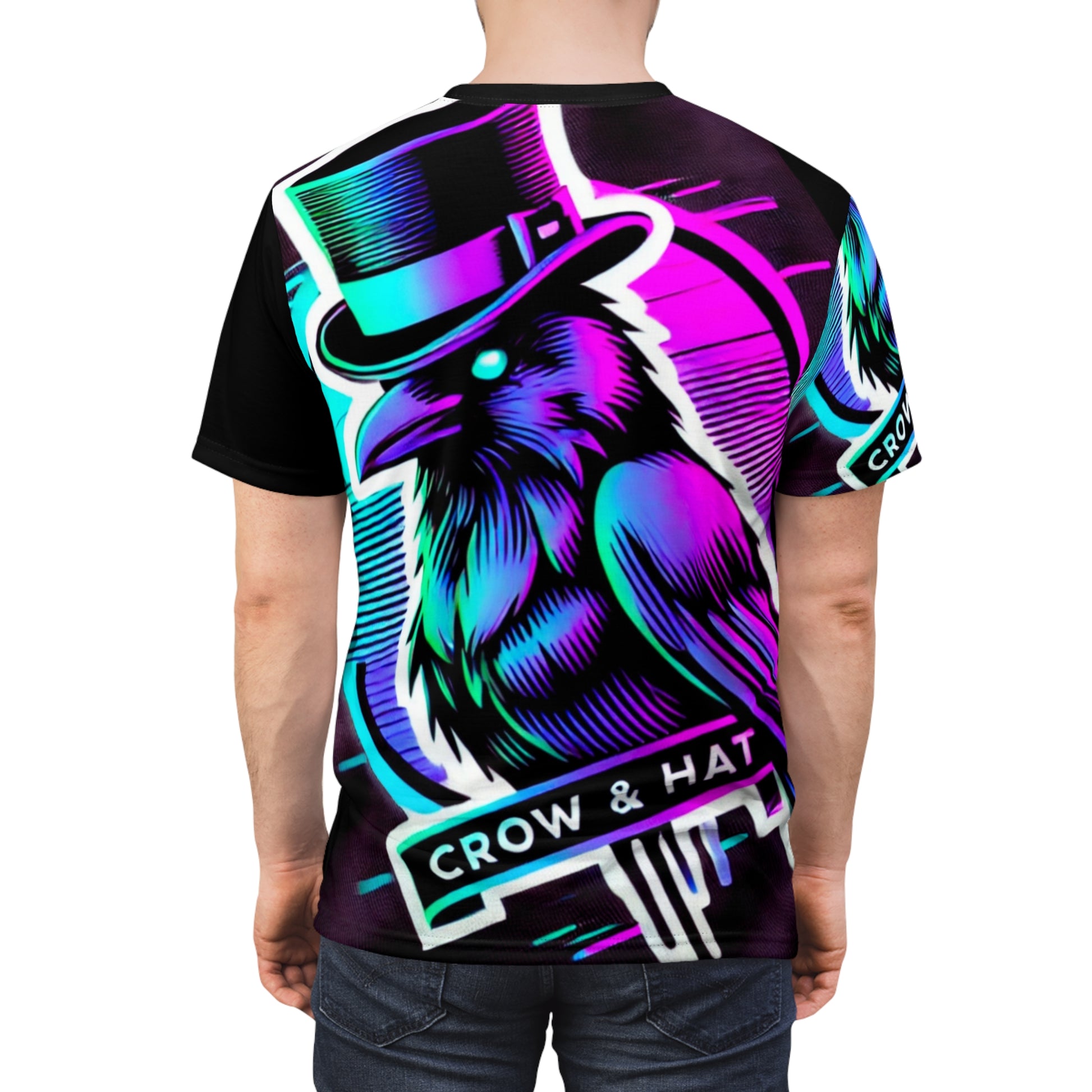 Crow and Hat AOP Large Logo T-shirt (Unisex) Westminster Vault