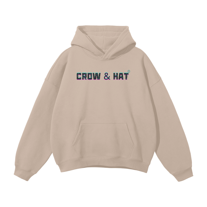 Crow and Hat Streetwear Oversized Solid Hoodie Westminster Vault