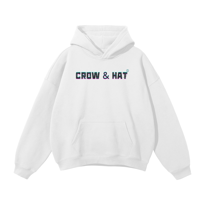 Crow and Hat Streetwear Oversized Solid Hoodie Westminster Vault