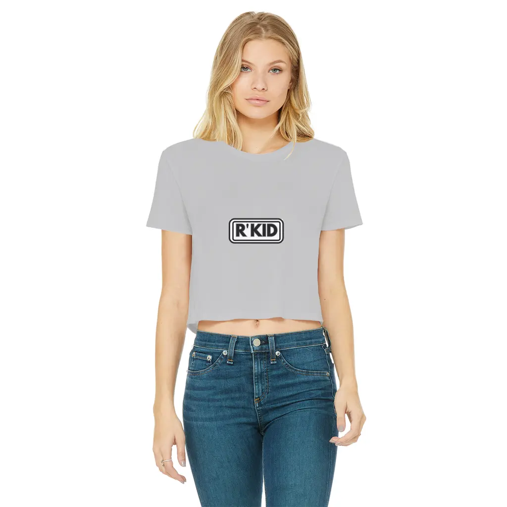 R,Kid Oasis Style Cropped High Print T-Shirt (Women's) Westminster Vault