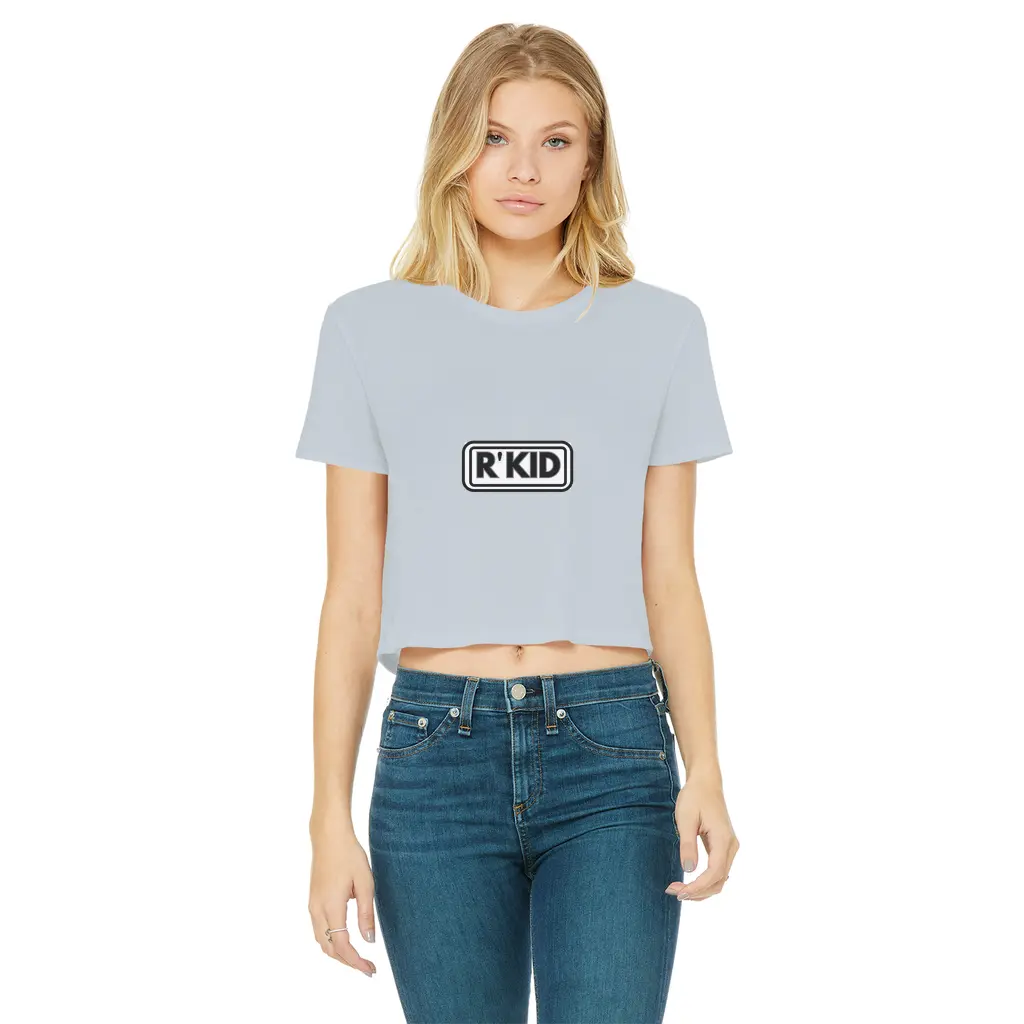 R,Kid Oasis Style Cropped High Print T-Shirt (Women's) Westminster Vault