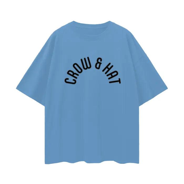 Crow and Hat Oversize Deep Drop Shoulder T-Shirt (Unisex) Westminster Vault