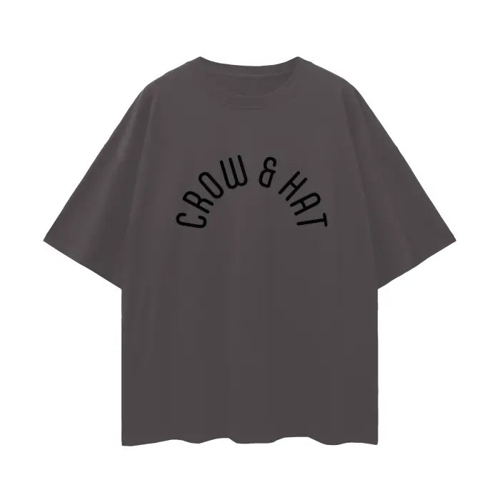 Crow and Hat Oversize Deep Drop Shoulder T-Shirt (Unisex) Westminster Vault