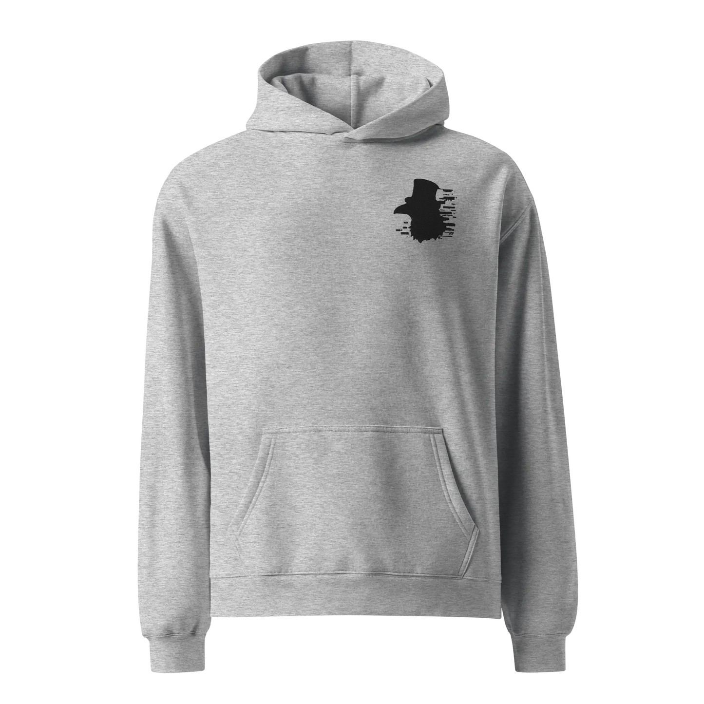 Crow and Hat Oversized Embroidered Hoodie (Unisex) Westminster Vault