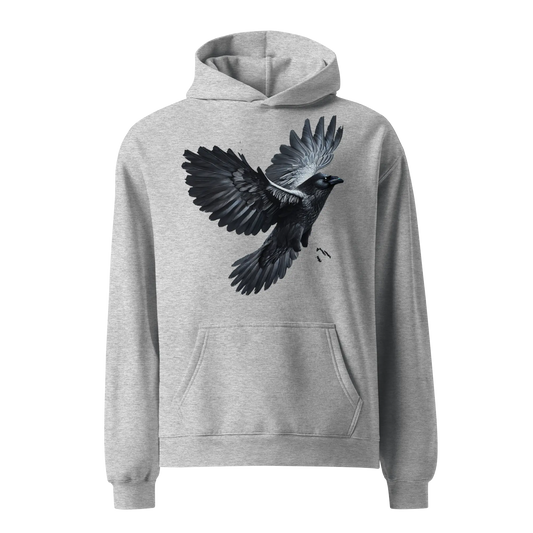 Crow and Hat Oversized Crow and Claw Hoodie (Unisex) Westminster Vault