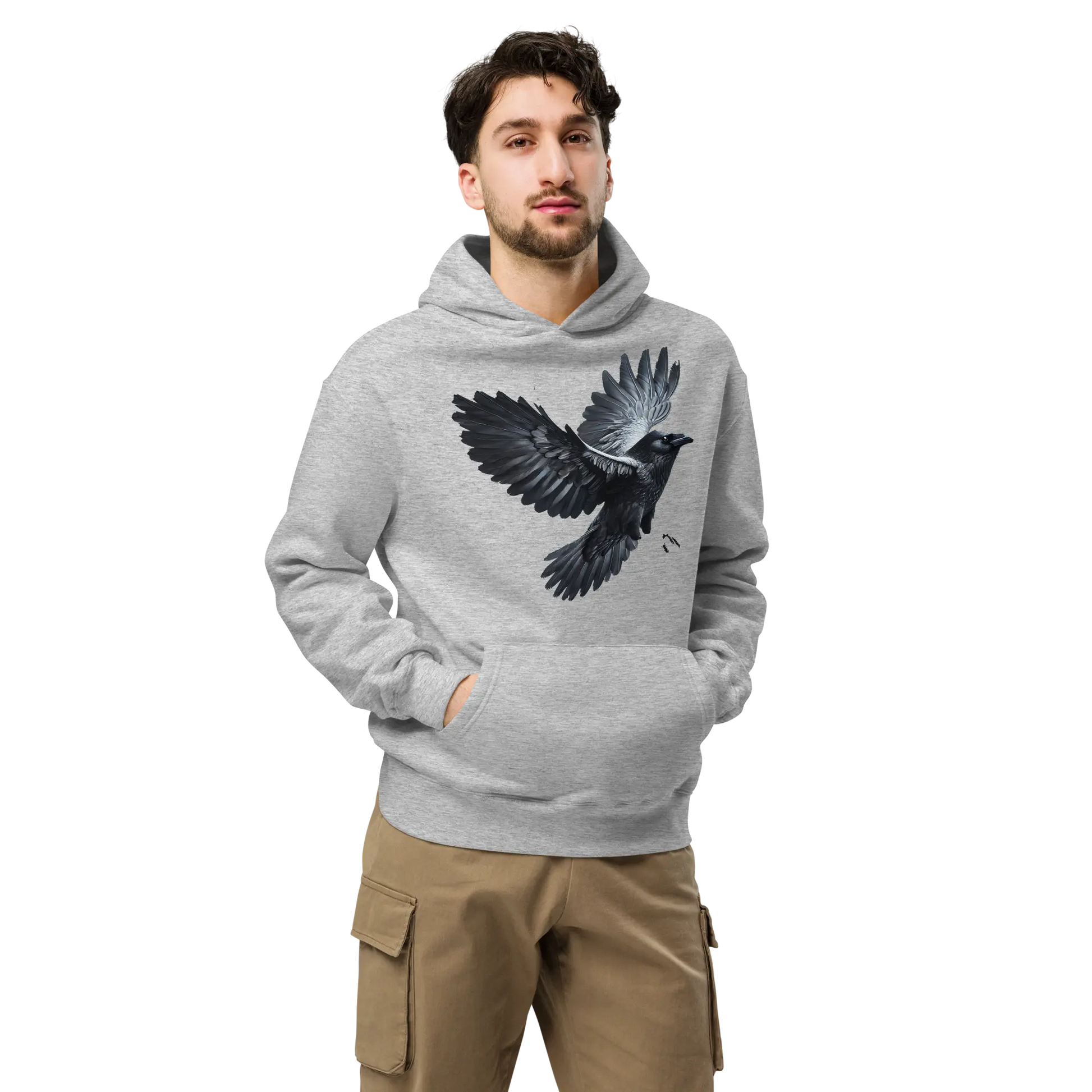 Crow and Hat Oversized Crow and Claw Hoodie (Unisex) Westminster Vault