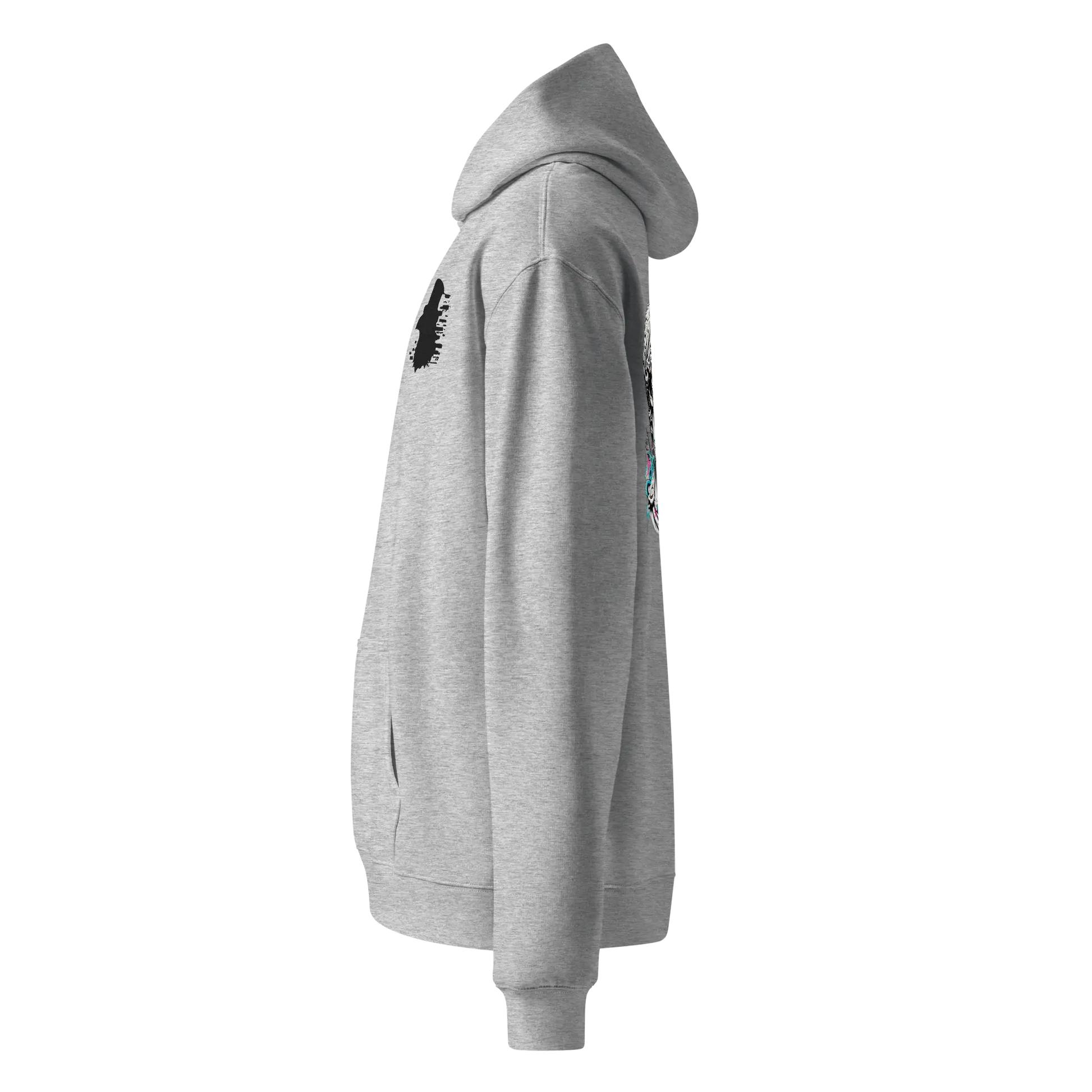 Crow and Hat Oversized Embroidered Hoodie (Unisex) Westminster Vault