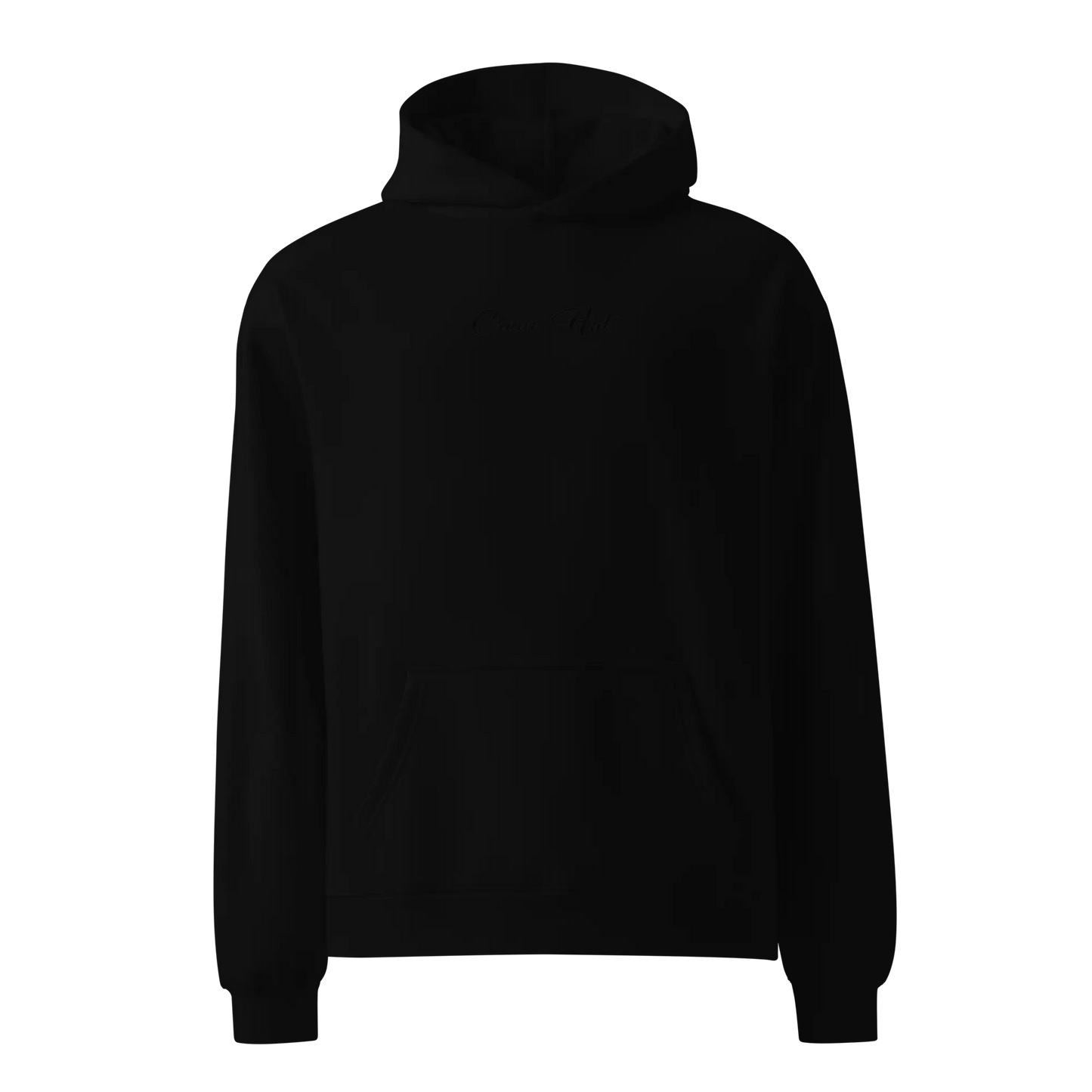 Crow and Hat Italic Chest Print Hoodie (Unisex) Westminster Vault