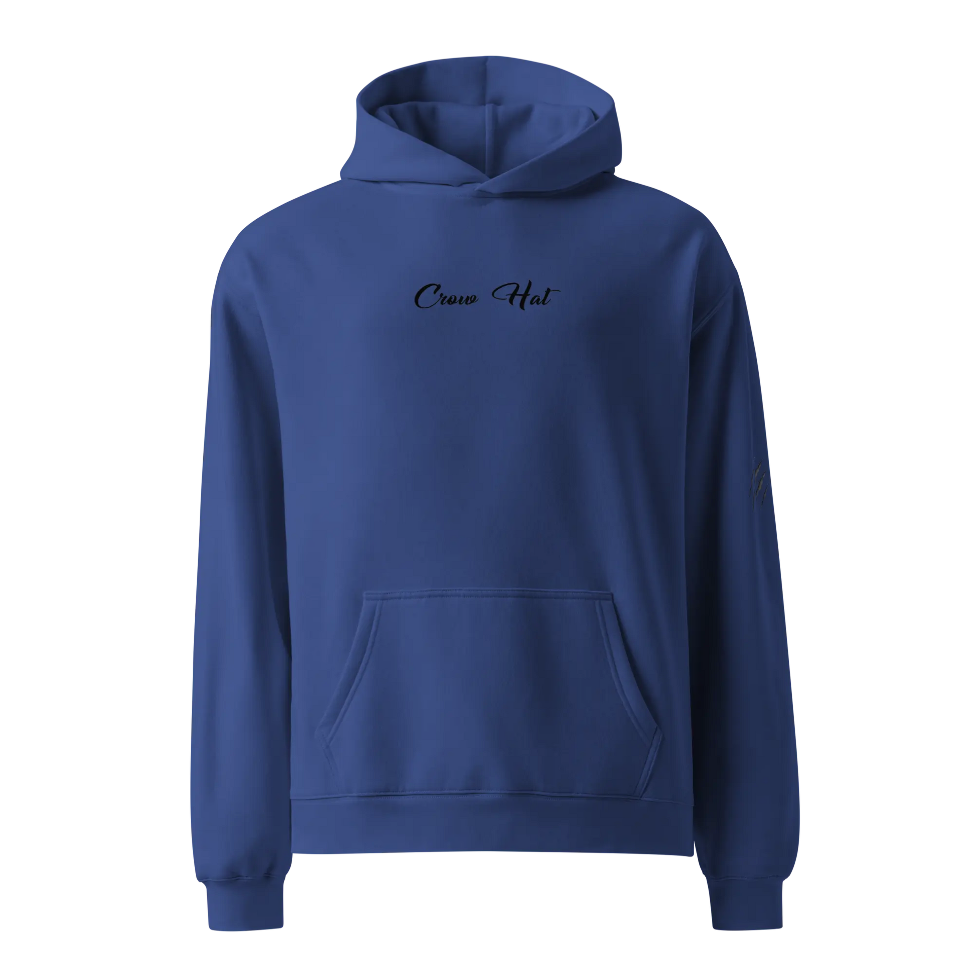 Crow and Hat Oversized Rear Crow Hoodie (Unisex) Westminster Vault